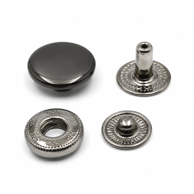 Кнопка Альфа 15мм Black Nickel