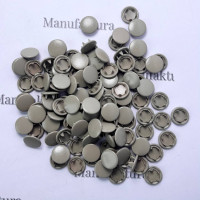 Кнопка BABY 9,5 мм закрита: шоколад Кнопка BABY 9,5 мм закрита: шоколад